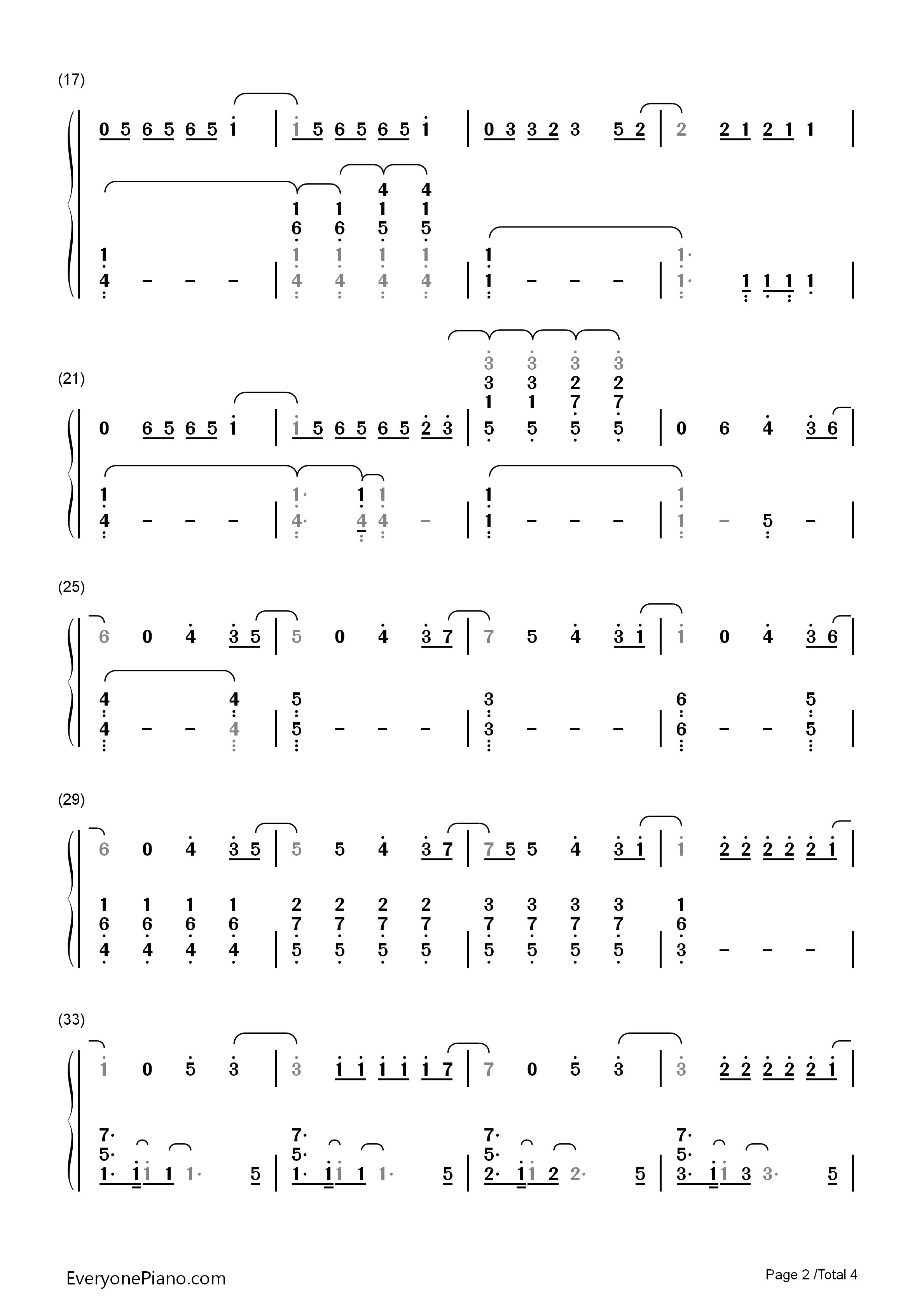 Listen钢琴简谱_David_Guetta演唱