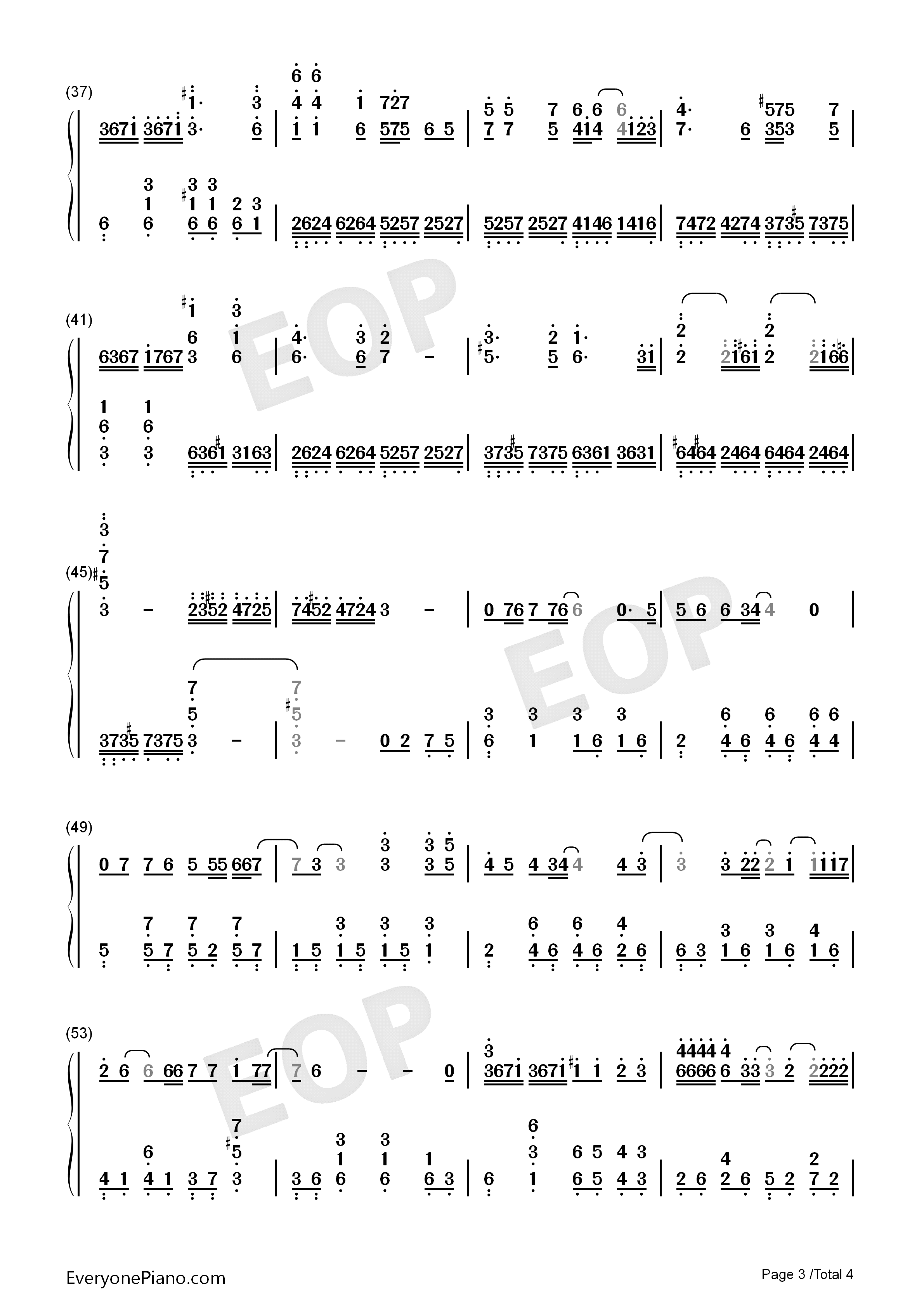 你怎么舍得我难过钢琴简谱_黄品源演唱