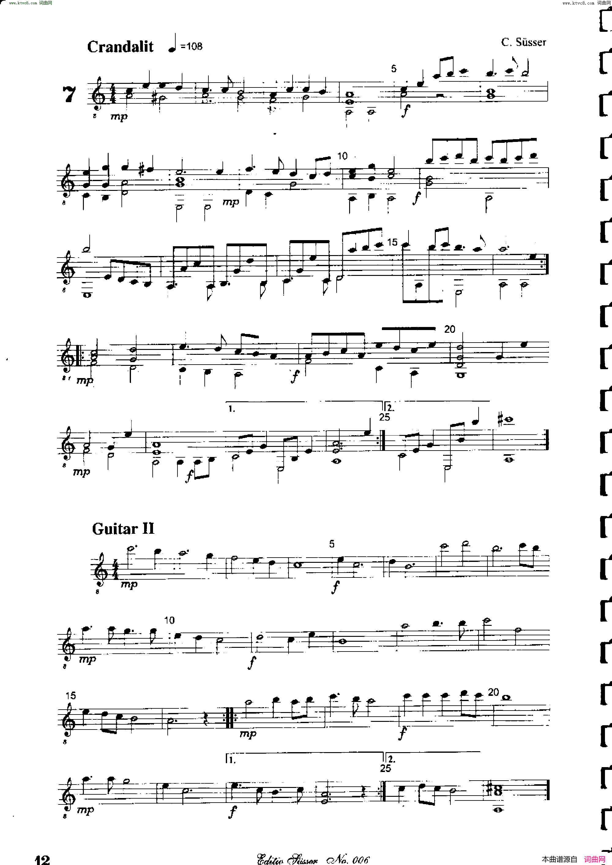 Classical_guitar-Susser_Ctibor_No_6,_Fantazie_ze_sveta_mineralu简谱