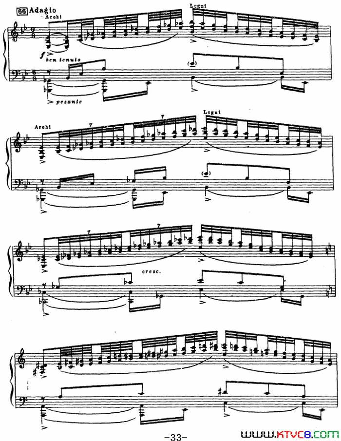 5.冰湖上的激战选自大合唱_亚历山大·涅夫斯基_、正谱简谱