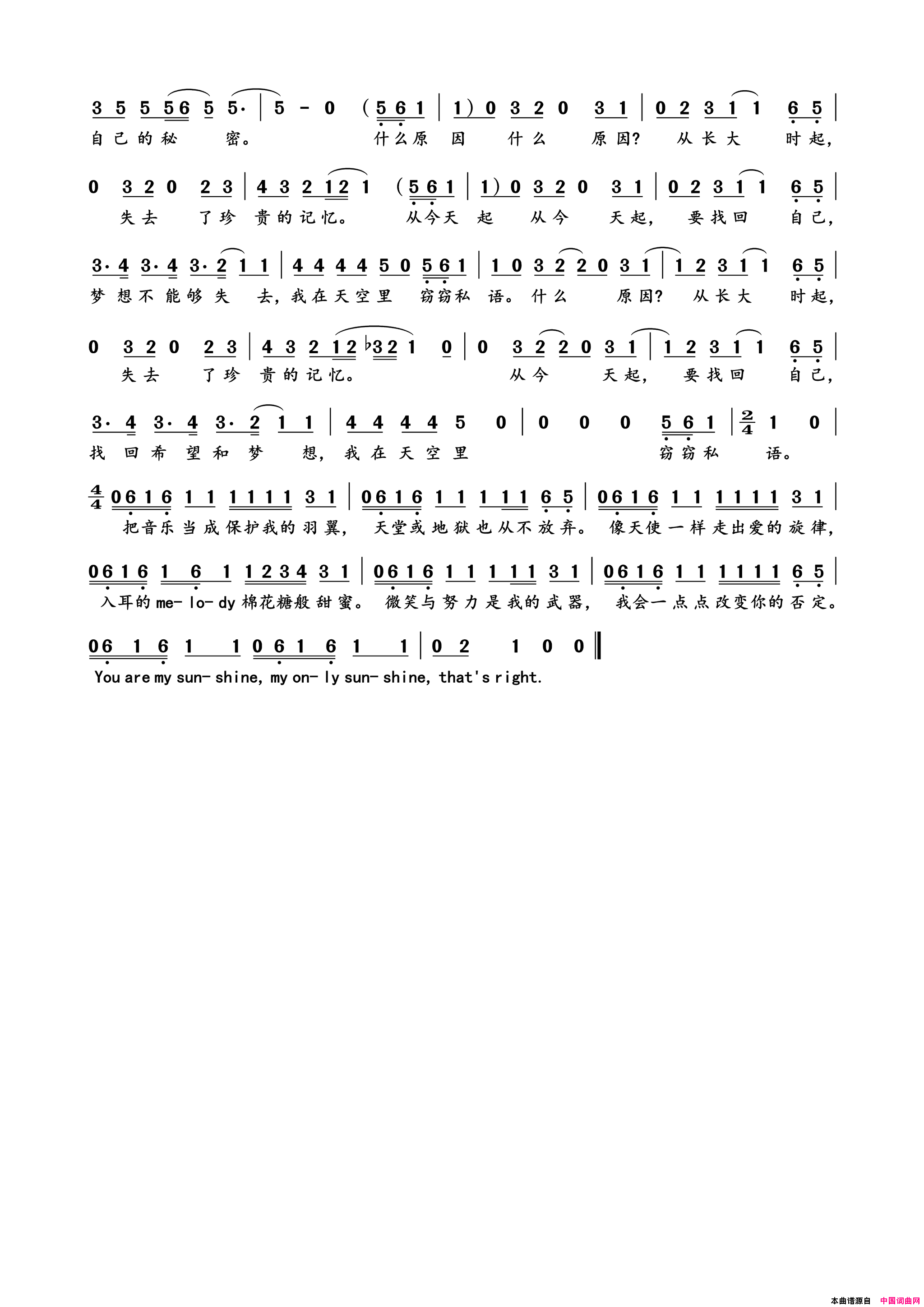 亚特兰蒂斯少女简谱_SNH48许杨玉琢演唱_泰勋/黄盛在词曲