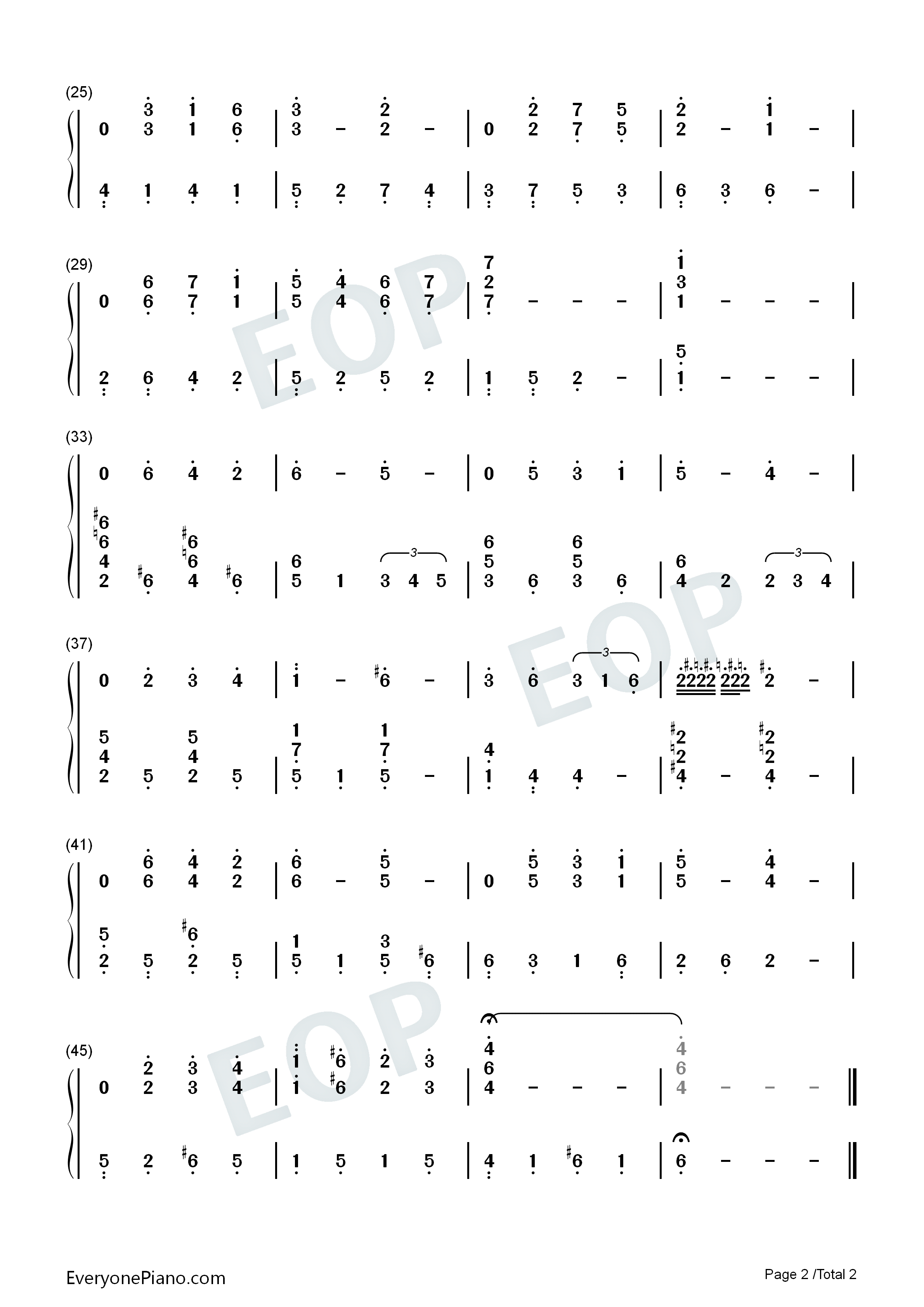 Tender_Strength钢琴简谱_陈致逸_HOYO_MiX演唱