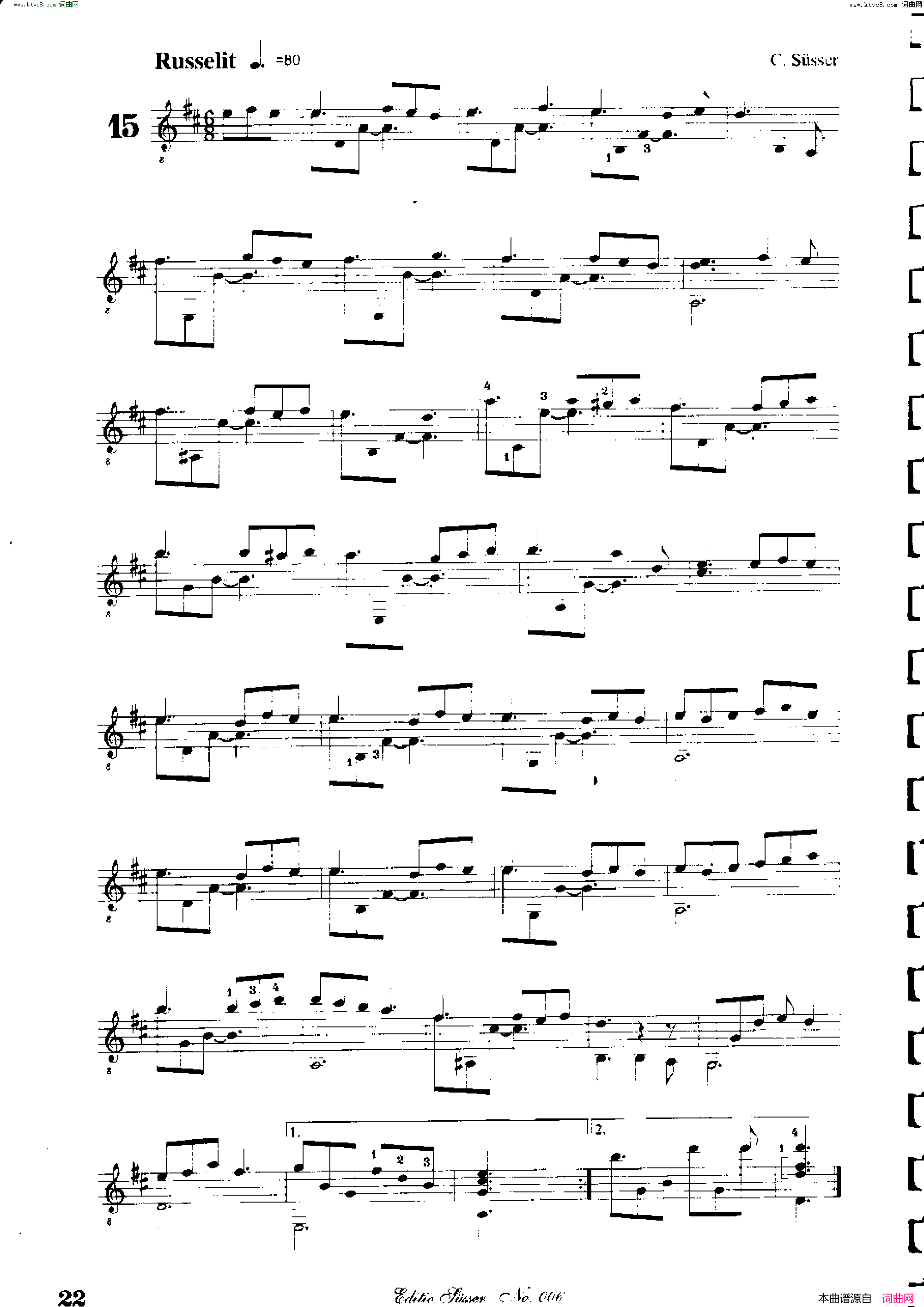 Classical_guitar-Susser_Ctibor_No_6,_Fantazie_ze_sveta_mineralu简谱