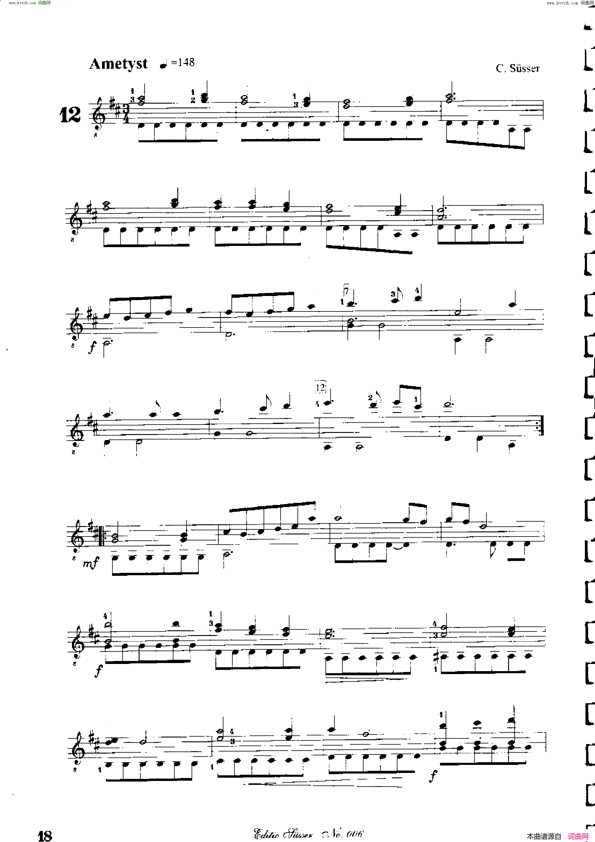 Classical_guitar-Susser_Ctibor_No_6,_Fantazie_ze_sveta_mineralu简谱