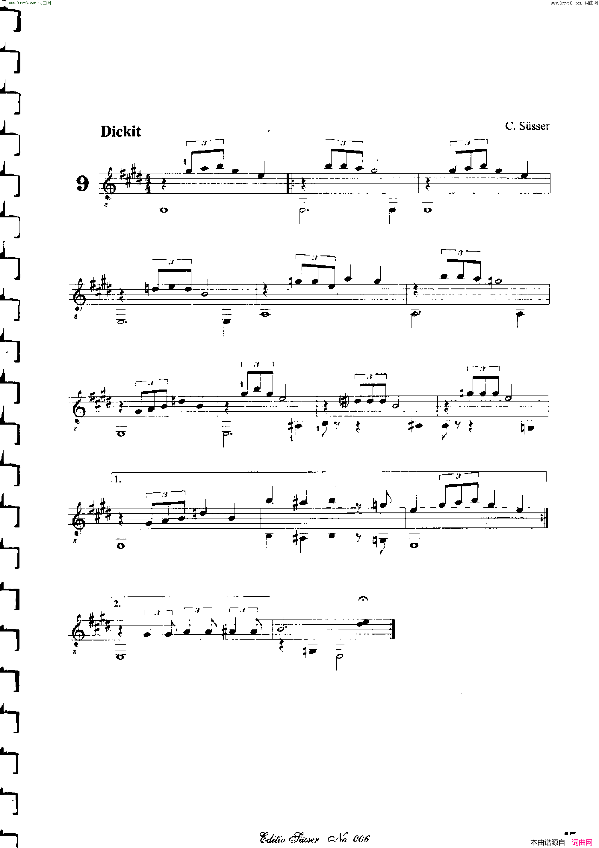 Classical_guitar-Susser_Ctibor_No_6,_Fantazie_ze_sveta_mineralu简谱