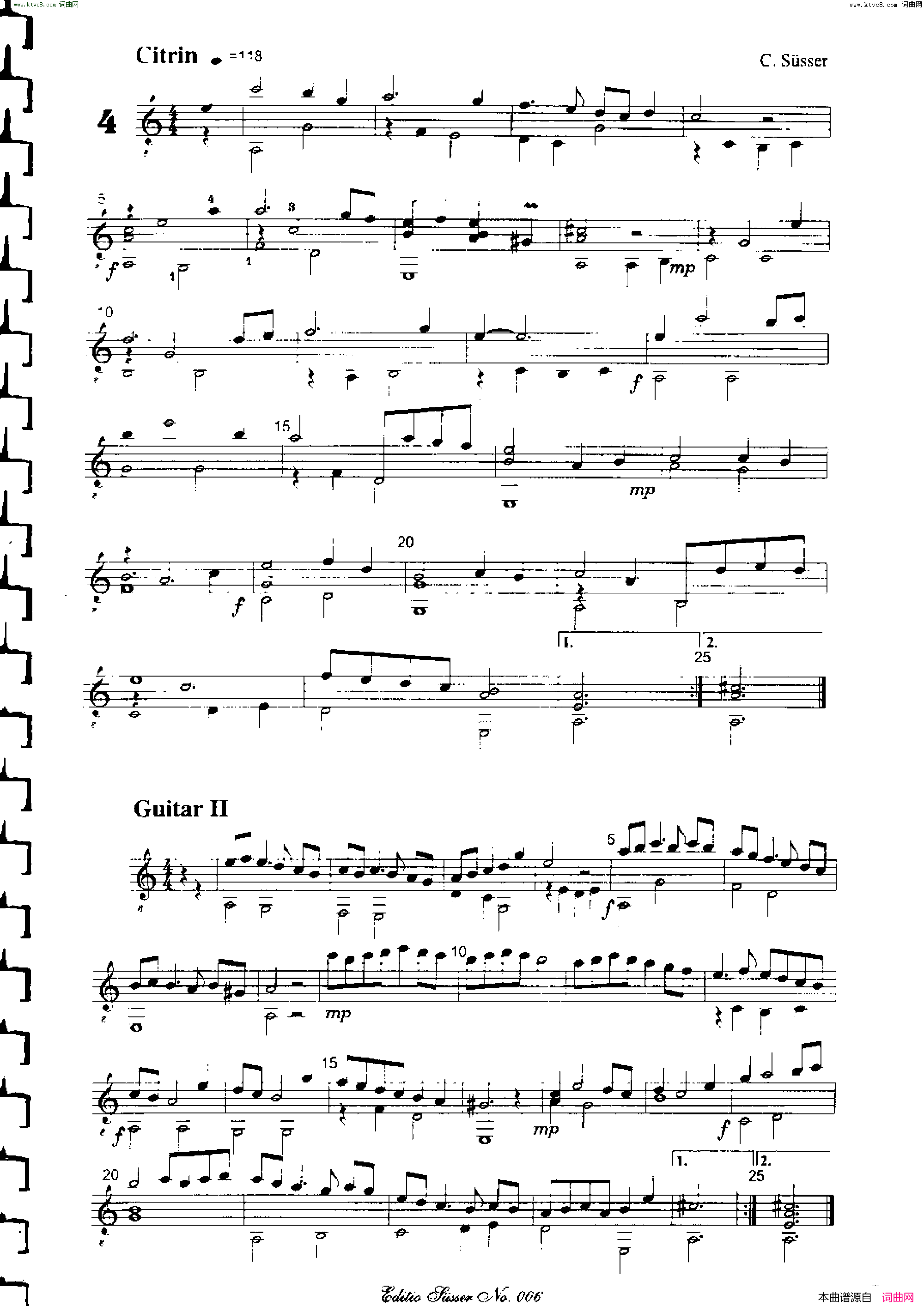 Classical_guitar-Susser_Ctibor_No_6,_Fantazie_ze_sveta_mineralu简谱