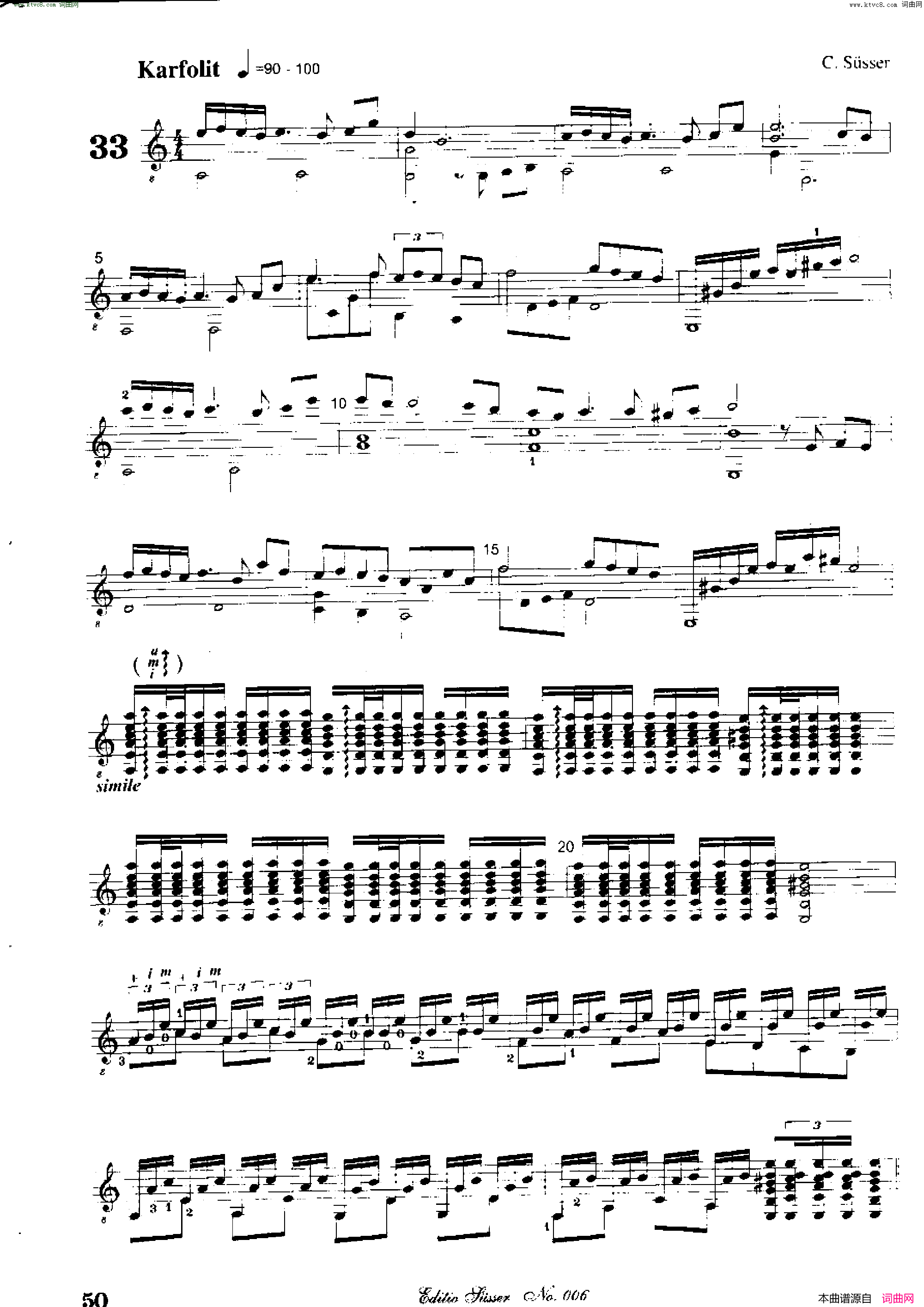 Classical_guitar-Susser_Ctibor_No_6,_Fantazie_ze_sveta_mineralu简谱