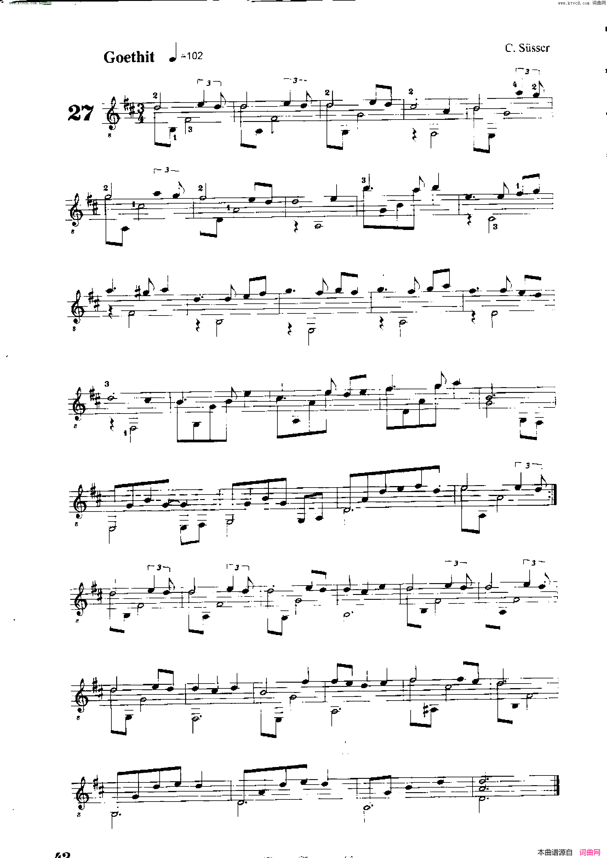 Classical_guitar-Susser_Ctibor_No_6,_Fantazie_ze_sveta_mineralu简谱