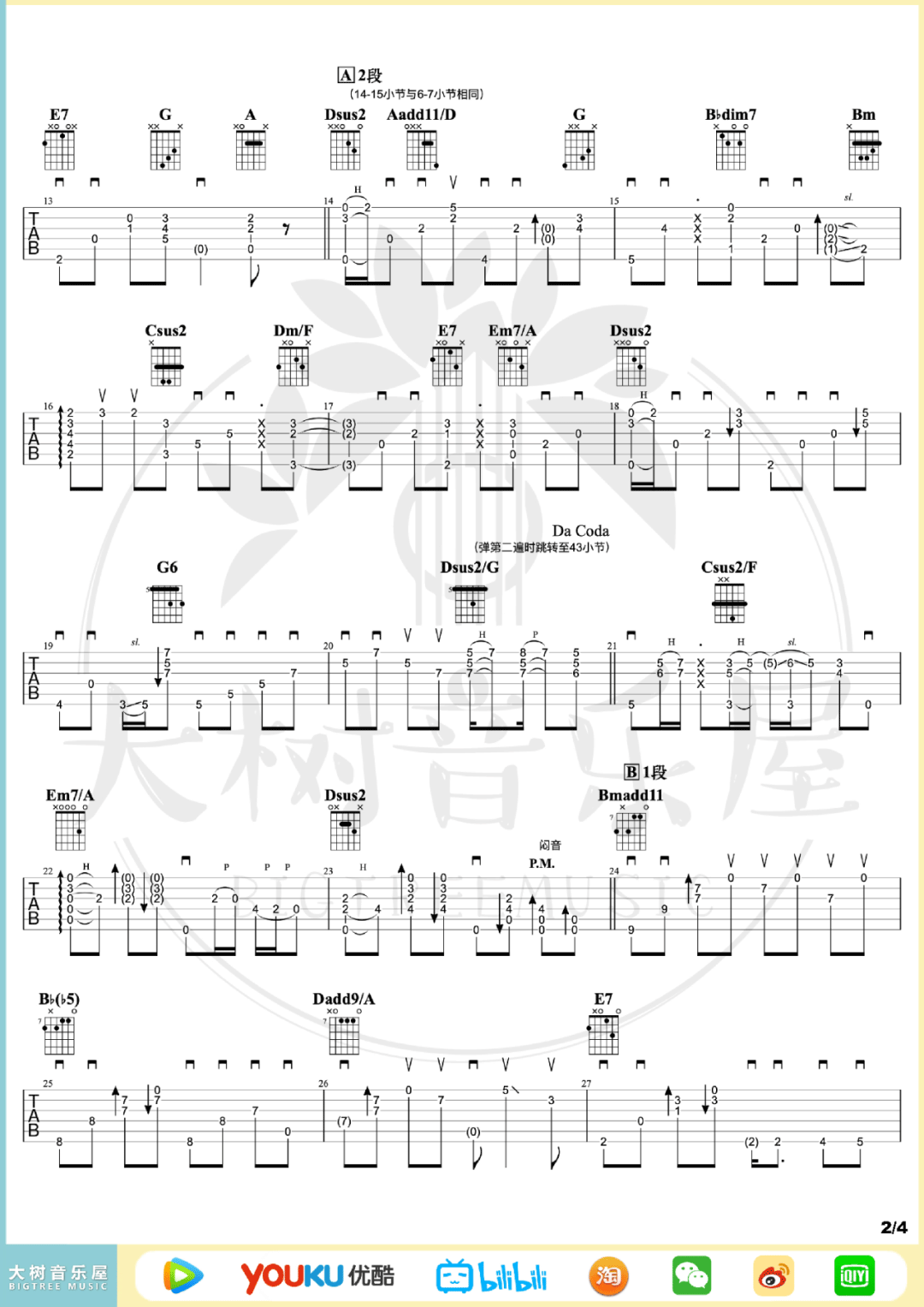 Tommy Emmanuel Angelina吉他谱 指弹六线谱