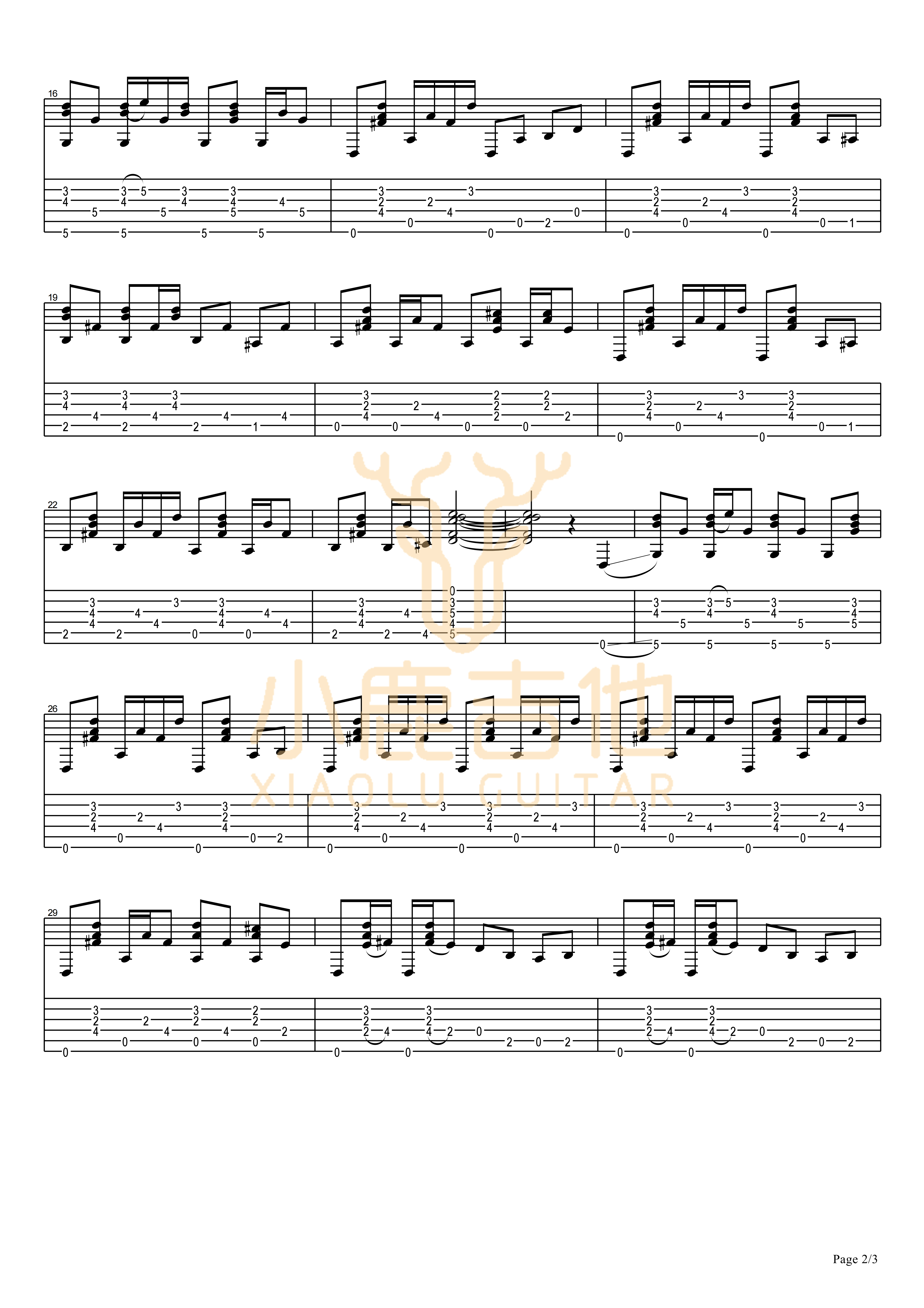 Tommy Emmanuel Do I Ever Cross Your Mind吉他谱 指弹六线谱