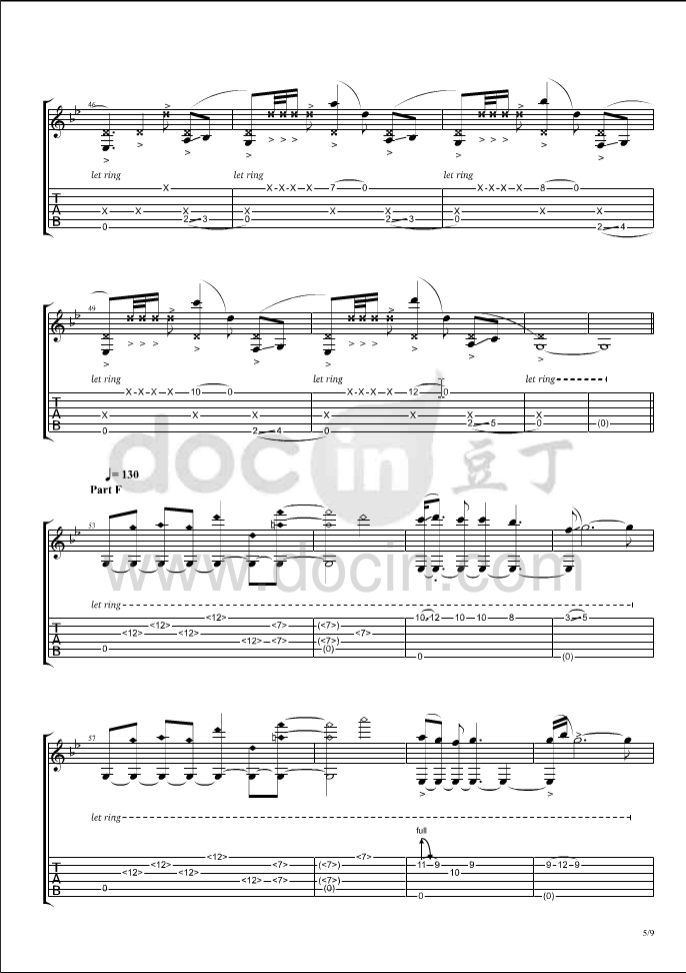 Tobias Rauscher Memories吉他谱 指弹六线谱