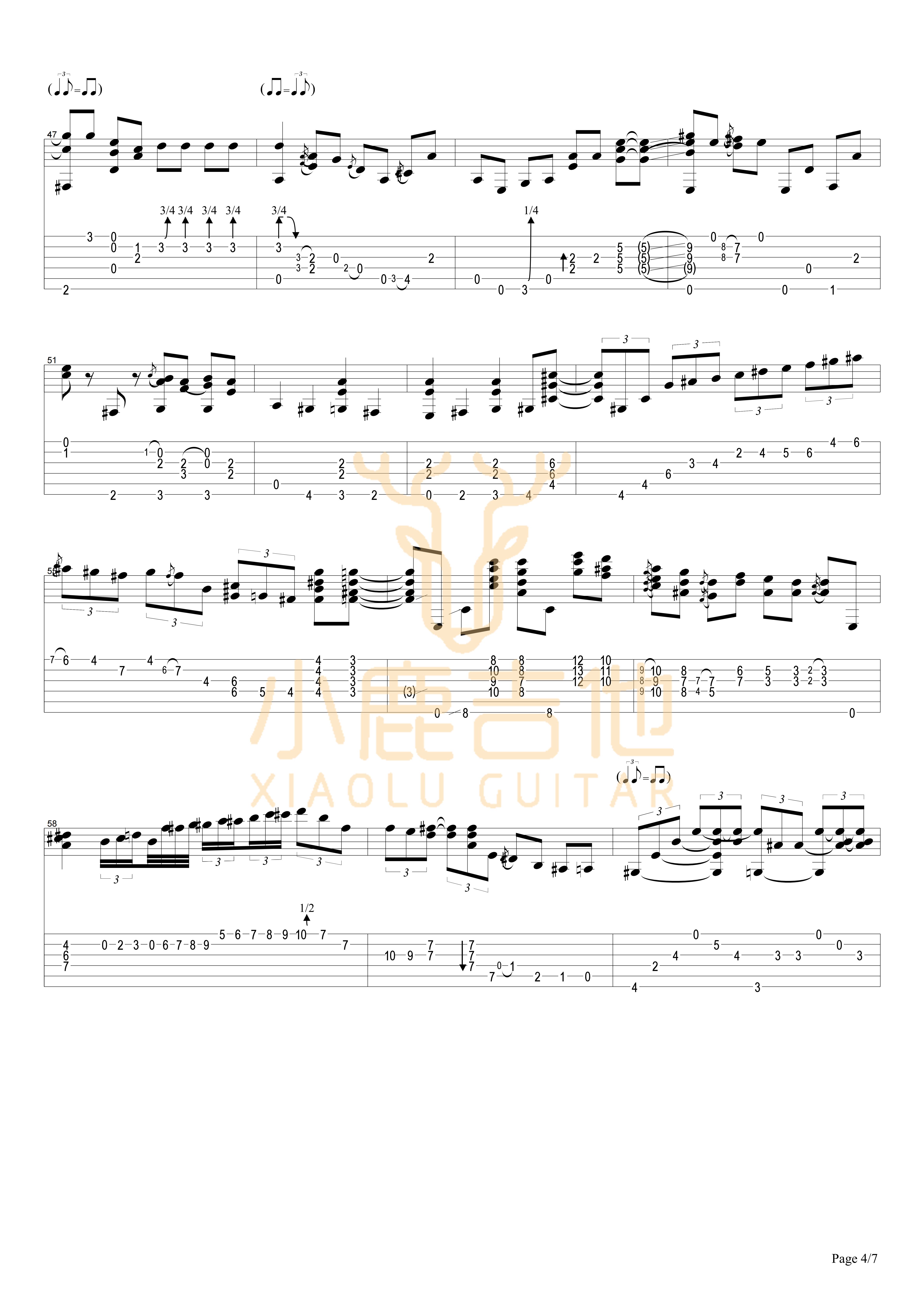 Tommy Emmanuel One Mint Julep吉他谱 指弹六线谱
