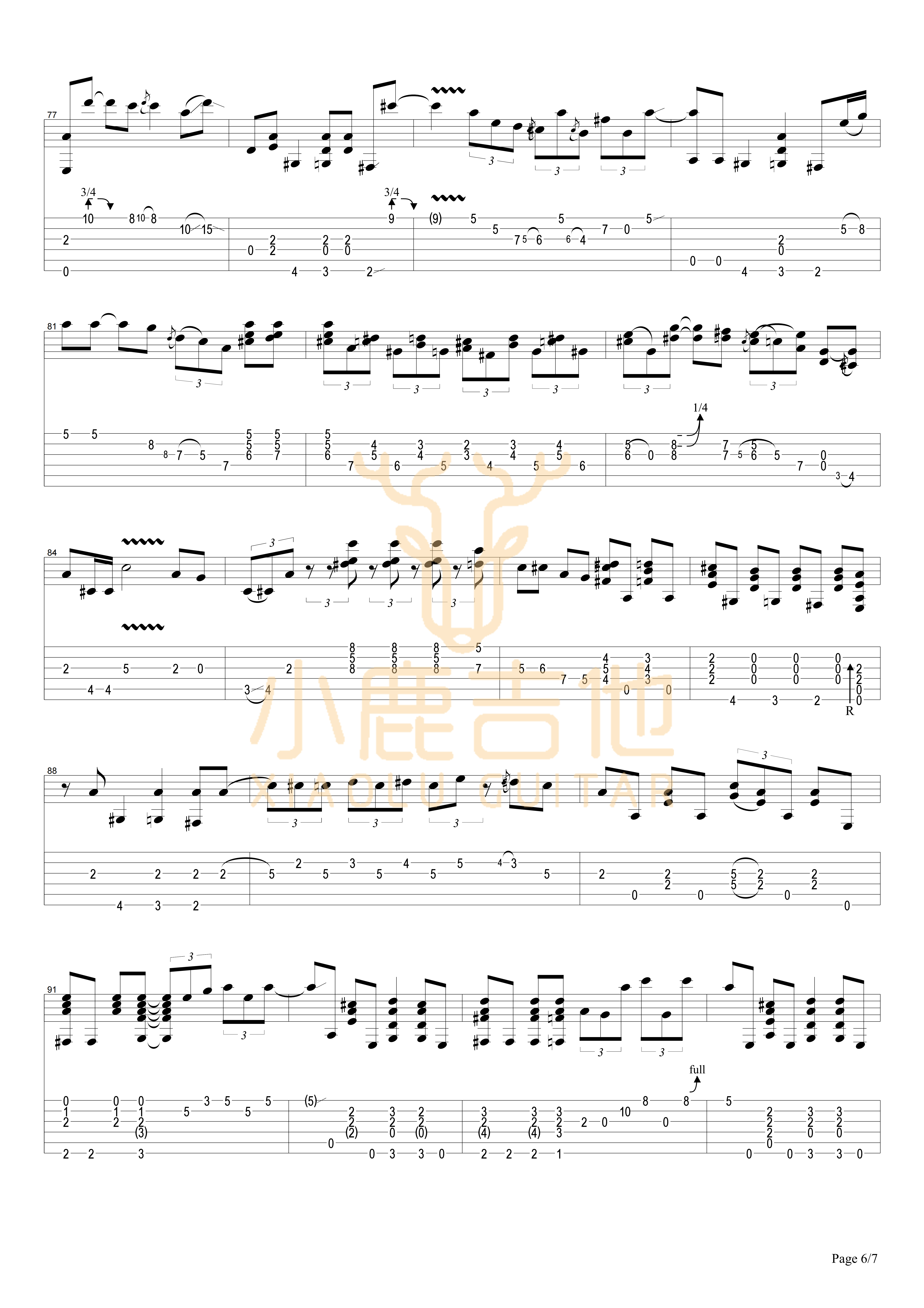 Tommy Emmanuel One Mint Julep吉他谱 指弹六线谱