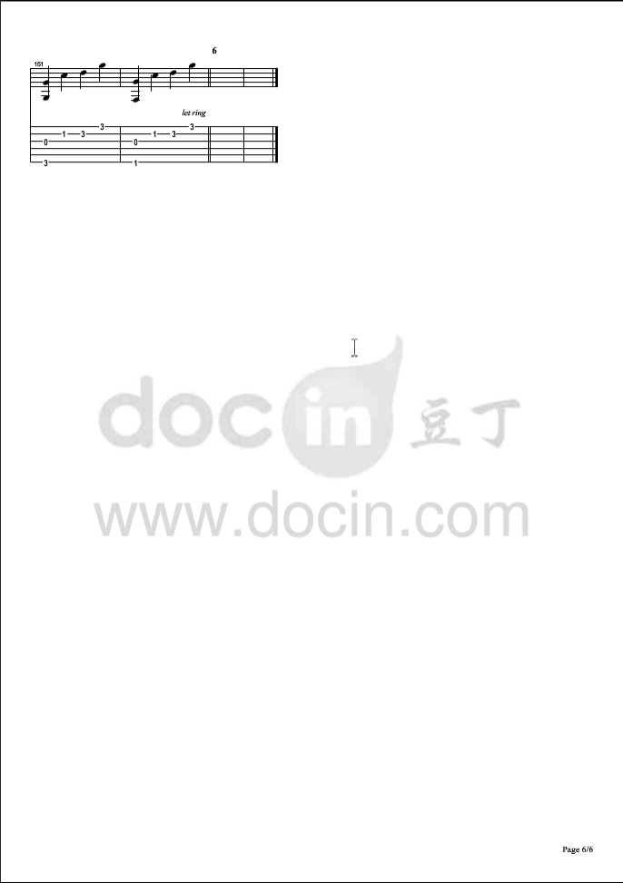 初音未来 alice吉他指弹谱