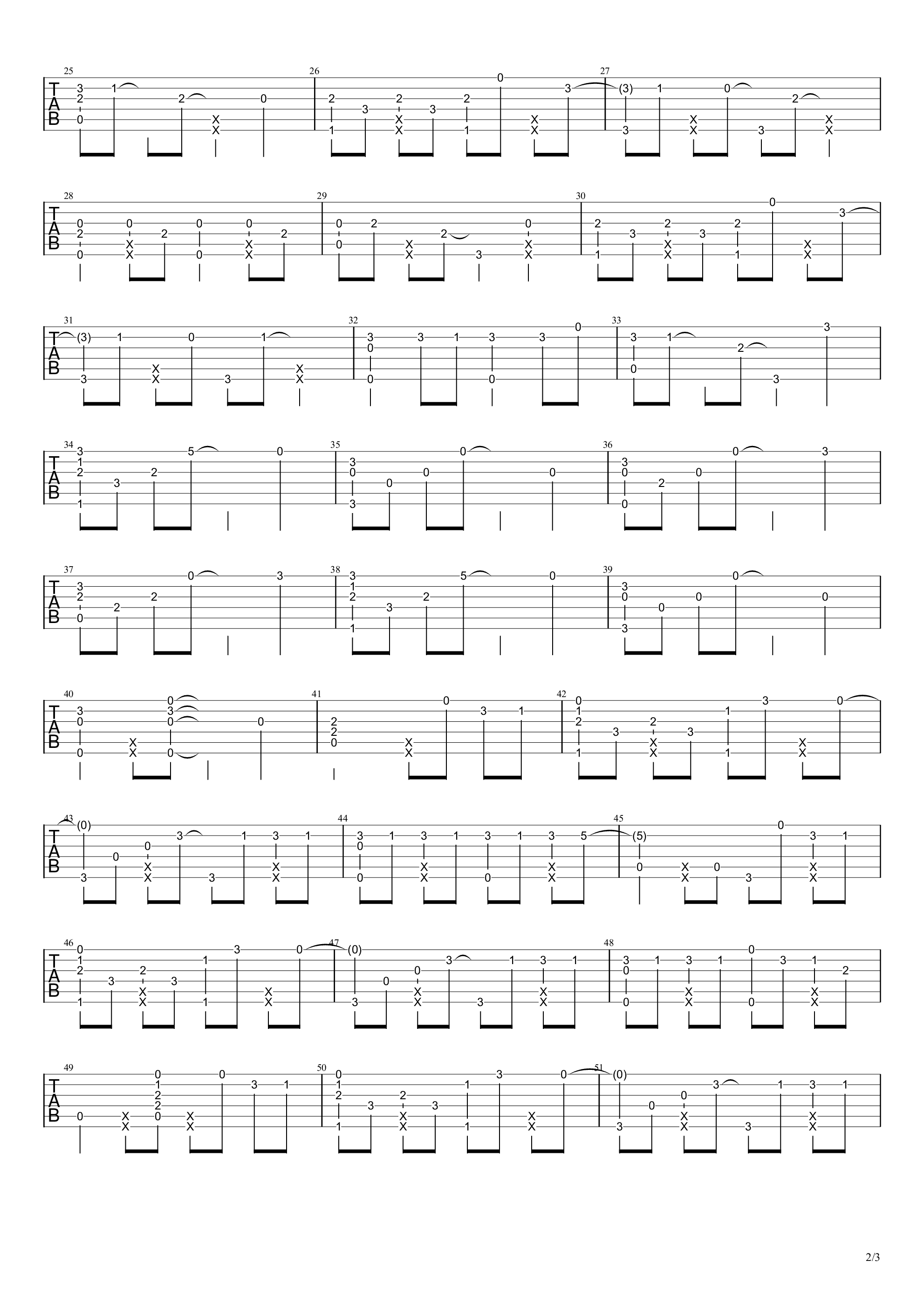 S.I.N.G 寄明月吉他谱 弹唱六线谱